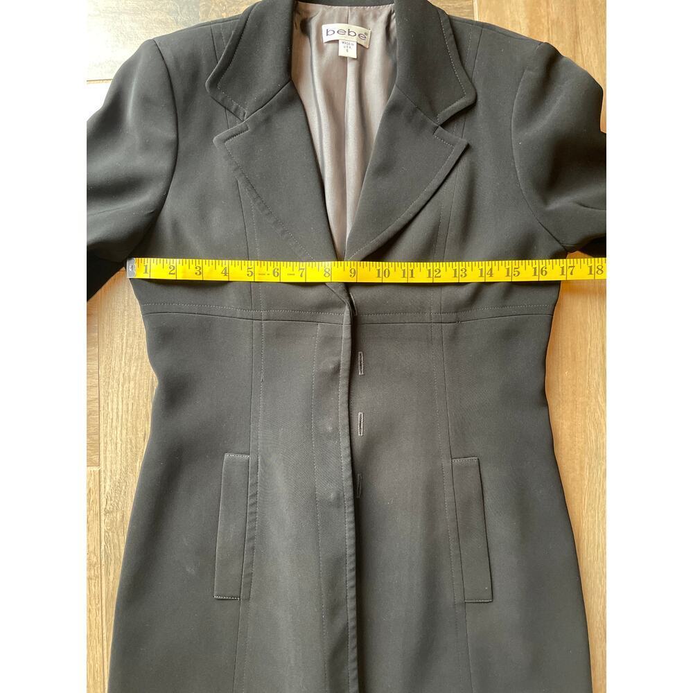 Vintage Bebe Women’s Blazer Jacket in Black size 6. - Picture 10 of 14
